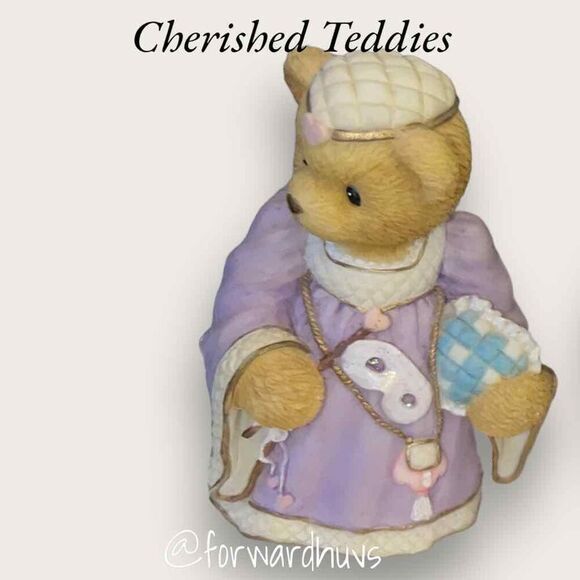 Enesco Romeo and Juliet Cherished Teddies Set with Balcony Displayed - READ - Picture 5 of 13